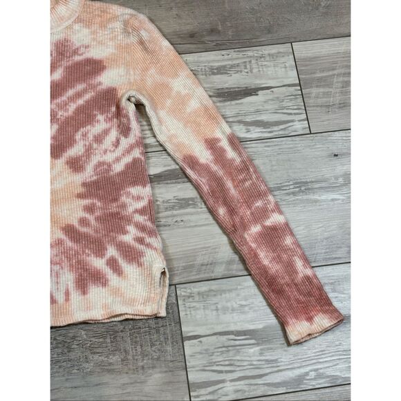 We The Free by Free People tie-dye long sleeve ribbed shirt size S - Picture 4 of 12